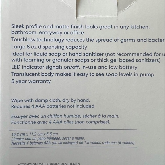 (Two) Simply Essential Motion Detected Automatic Soap Dispensers - Picture 3 of 3